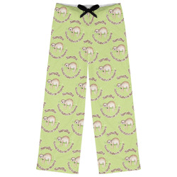 Sloth Womens Pajama Pants - 2XL (Personalized)