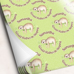 Sloth Wrapping Paper Sheets (Personalized)