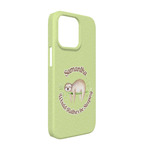 Sloth iPhone Case - Plastic - iPhone 13 Pro (Personalized)