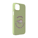 Sloth iPhone Case - Plastic - iPhone 14 (Personalized)