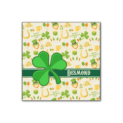 St. Patrick's Day Wood Print - 12x12 (Personalized)