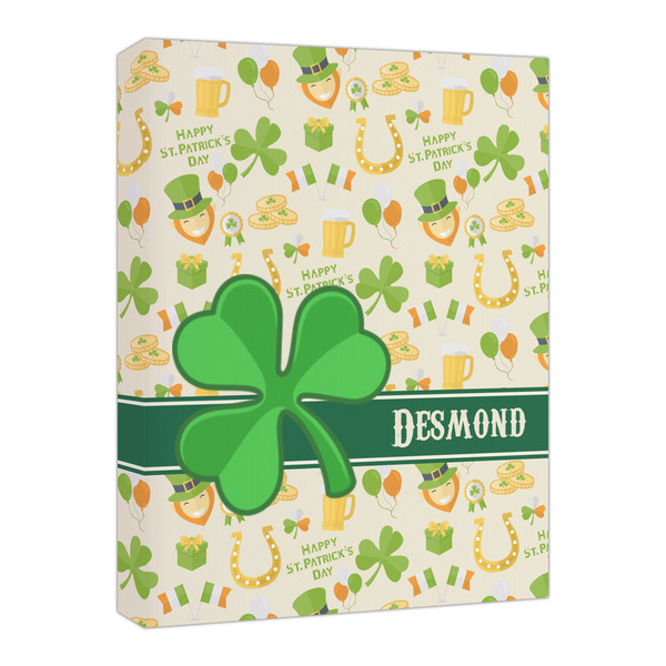 Custom St. Patrick's Day Canvas Print - 16x20 (Personalized)