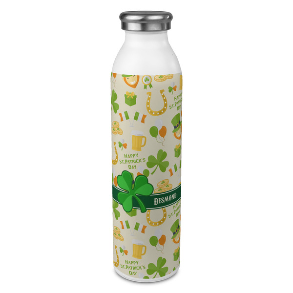 Custom St. Patrick's Day 20oz Stainless Steel Water Bottle - Full Print (Personalized)