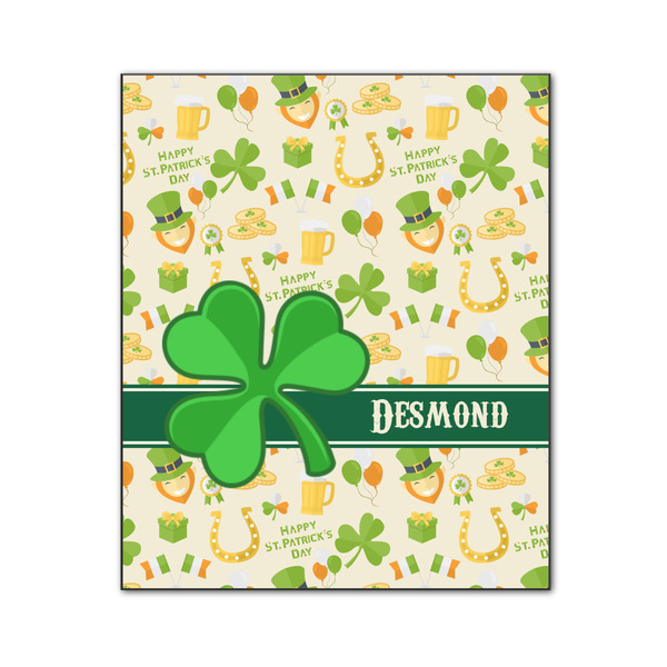 Custom St. Patrick's Day Wood Print - 20x24 (Personalized)