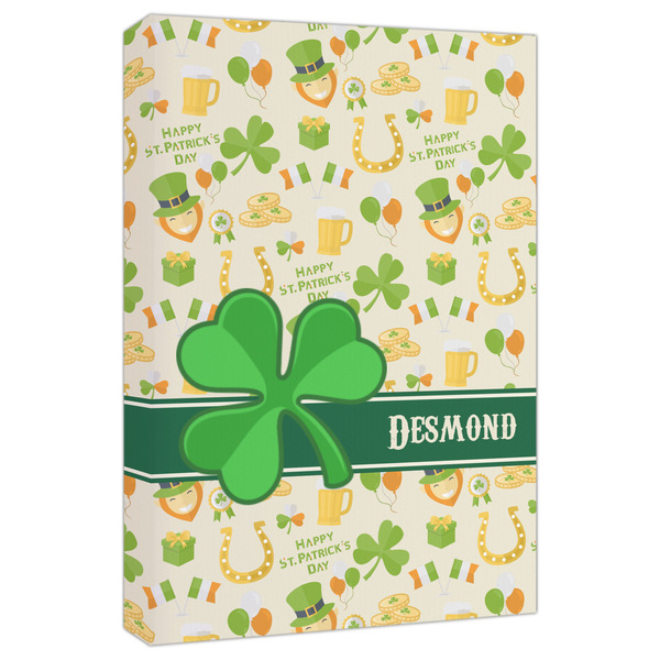 Custom St. Patrick's Day Canvas Print - 20x30 (Personalized)