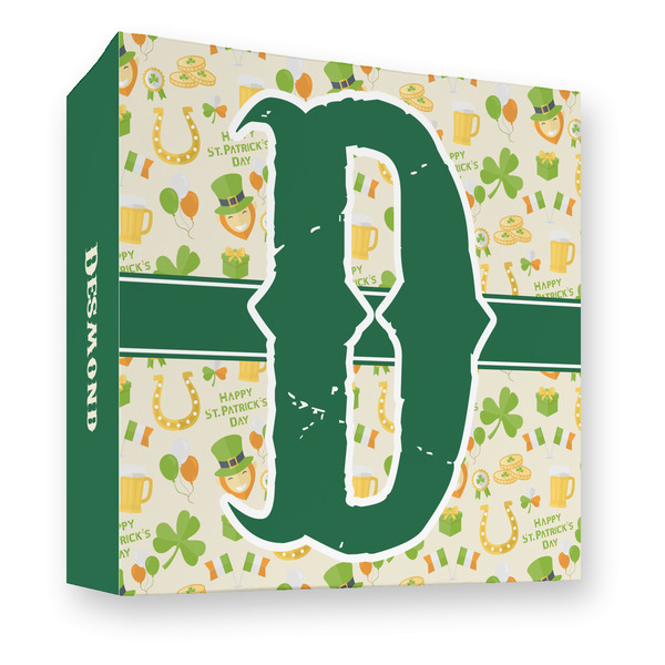 Custom St. Patrick's Day 3 Ring Binder - Full Wrap - 3" (Personalized)