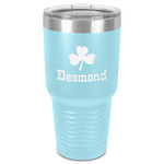 St. Patrick's Day 30 oz Stainless Steel Tumbler - Teal - Single-Sided (Personalized)