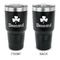 St. Patrick's Day 30 oz Stainless Steel Ringneck Tumblers - Black - Double Sided - APPROVAL