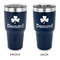 St. Patrick's Day 30 oz Stainless Steel Ringneck Tumblers - Navy - Double Sided - APPROVAL