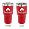 St. Patrick's Day 30 oz Stainless Steel Ringneck Tumblers - Red - Double Sided - APPROVAL