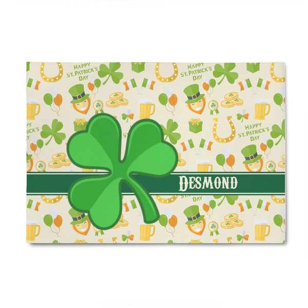 Custom St. Patrick's Day 4' x 6' Patio Rug (Personalized)