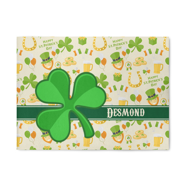 Custom St. Patrick's Day 5' x 7' Patio Rug (Personalized)