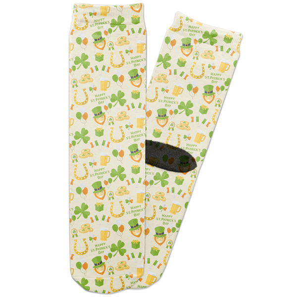 Custom St. Patrick's Day Adult Crew Socks