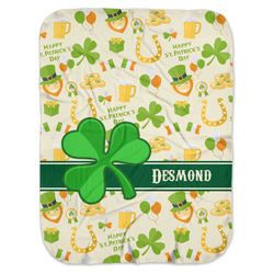 St. Patrick's Day Baby Swaddling Blanket (Personalized)