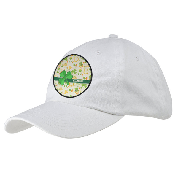 Custom St. Patrick's Day Baseball Cap - White (Personalized)