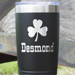 St. Patrick's Day 20 oz Stainless Steel Tumbler (Personalized)