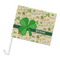 St. Patrick's Day Car Flag - Large (Personalized)