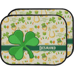 St. Patrick's Day Car Floor Mats (Back Seat) (Personalized)