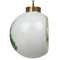 St. Patrick's Day Ceramic Christmas Ornament - Xmas Tree (Side View)