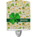 St. Patrick's Day Ceramic Night Light (Personalized)