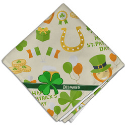 St. Patrick's Day Cloth Dinner Napkin - Single w/ Name or Text