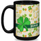 St. Patrick's Day Coffee Mug - 15 oz - Black Full