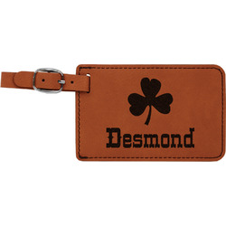 St. Patrick's Day Leatherette Luggage Tag (Personalized)