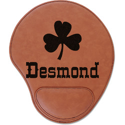 St. Patrick's Day Leatherette Mouse Pad with Wrist Support (Personalized)