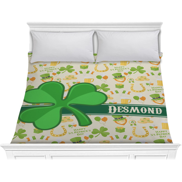 Custom St. Patrick's Day Comforter - King (Personalized)