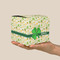 St. Patrick's Day Cube Favor Gift Box - On Hand - Scale View