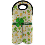 St. Patrick's Day Wine Tote Bag (2 Bottles) (Personalized)