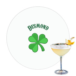 St. Patrick's Day Printed Drink Topper - 3.25" (Personalized)