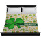 St. Patrick's Day Duvet Cover - King - On Bed - No Prop