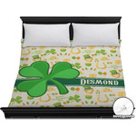 St. Patrick's Day Duvet Cover - King (Personalized)