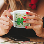 St. Patrick's Day Double Shot Espresso Cup - Single (Personalized)