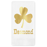 St. Patrick's Day Guest Napkins - Foil Stamped (Personalized)