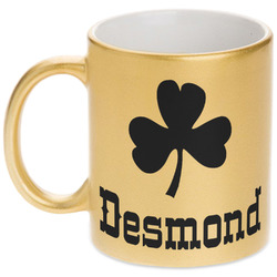 St. Patrick's Day Metallic Mug (Personalized)