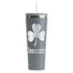 St. Patrick's Day RTIC Everyday Tumbler with Straw - 28oz - Grey - Single-Sided (Personalized)