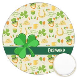 St. Patrick's Day Printed Cookie Topper - 3.25" (Personalized)