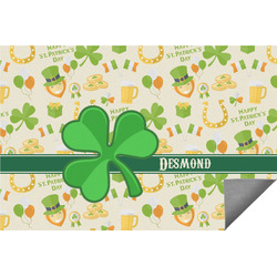 St. Patrick's Day Indoor / Outdoor Rug - 6'x8' w/ Name or Text