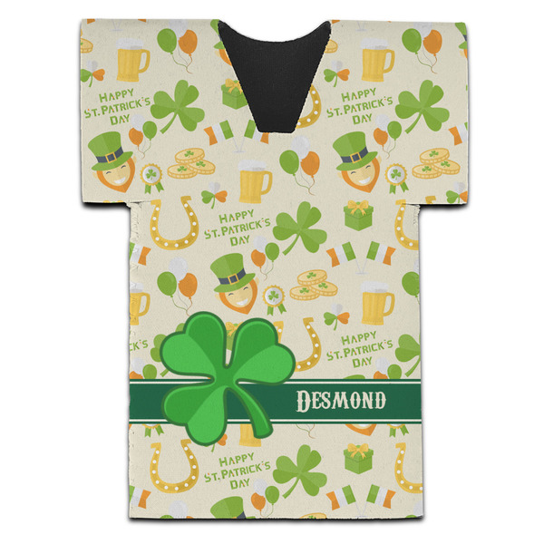 Custom St. Patrick's Day Jersey Bottle Cooler (Personalized)