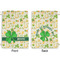 St. Patrick's Day Large Laundry Bag - Front & Back View