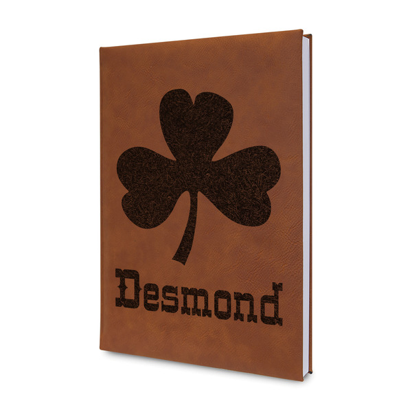 Custom St. Patrick's Day Leather Sketchbook - Small - Single Sided (Personalized)