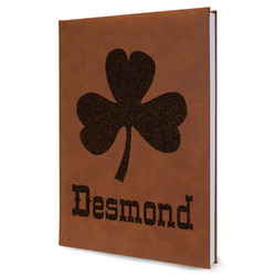 St. Patrick's Day Leatherette Journal - Large - Single Sided (Personalized)