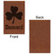 St. Patrick's Day Leatherette Sketchbooks - Small - Single Sided - Front & Back View