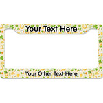 St. Patrick's Day License Plate Frame - Style B (Personalized)