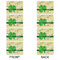 St. Patrick's Day Linen Placemat - APPROVAL Set of 4 (double sided)