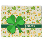 St. Patrick's Day Single-Sided Linen Placemat - Single w/ Name or Text