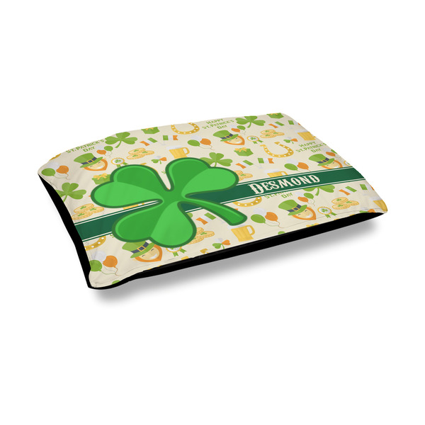 Custom St. Patrick's Day Outdoor Dog Bed - Medium (Personalized)