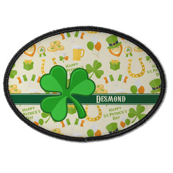 St. Patrick's Day Iron On Oval Patch w/ Name or Text